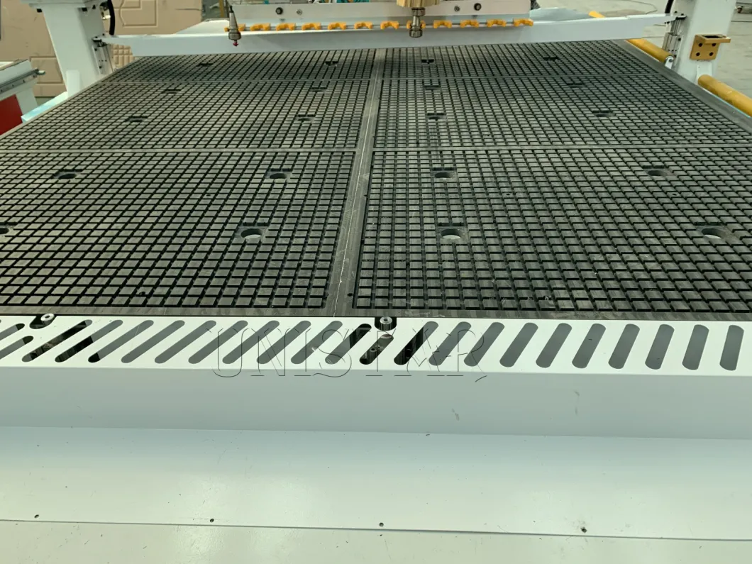 2140 Linear Atc CNC Router for Wooden Door Furnitures Cabinets Engraving Cutting Drilling with Hqd 9kw Automatic Tool Change Air Cooling Spindle