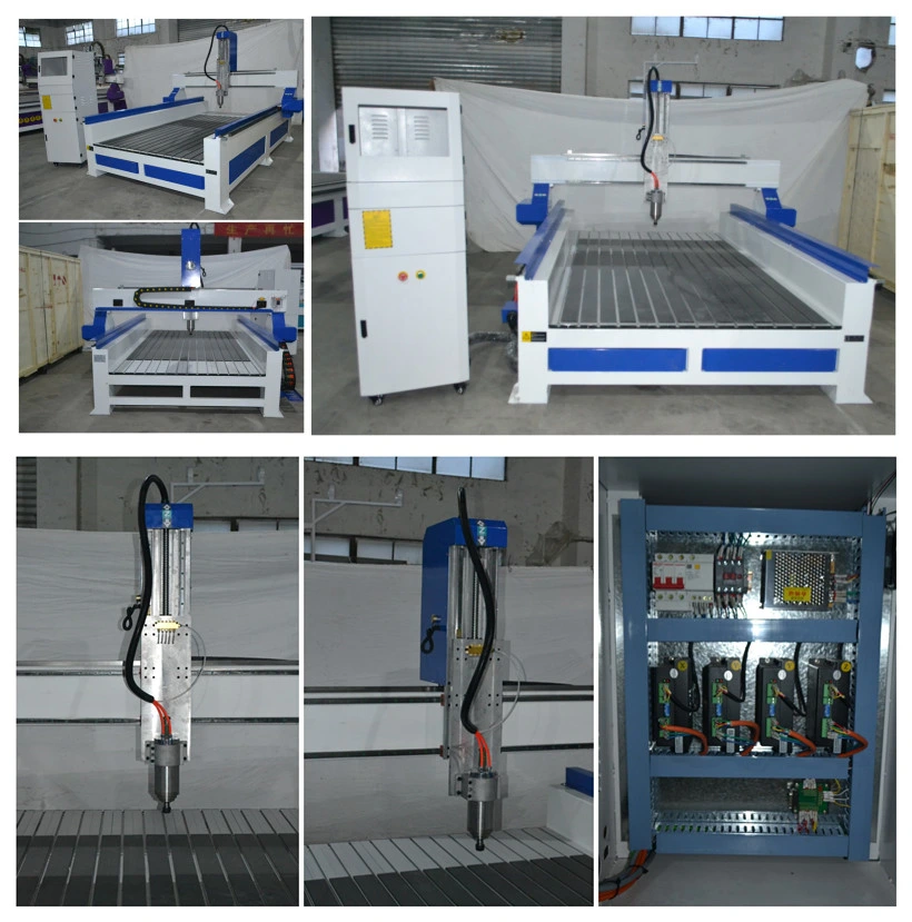 Stone CNC Router with 4.5kw 5.5kw Spindle 4 Axis Marble CNC Engraving Machine 6090 1212 1325 1530 Ncstudio Mach3 DSP Control System